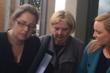 Three women outside Latrobe Valley Law Courts