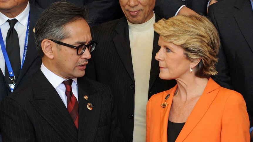 Julie Bishop has been negotiating the code of conduct with Marty Natalegawa for months.
