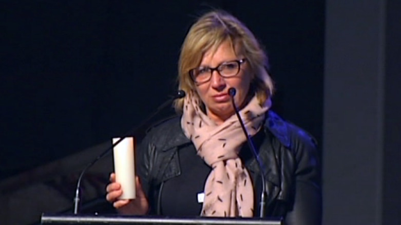 Rosie Batty addresses vigil