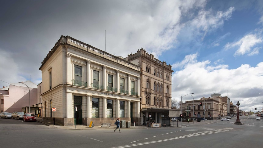Ballarat's Union Bank building on Lydiard Street