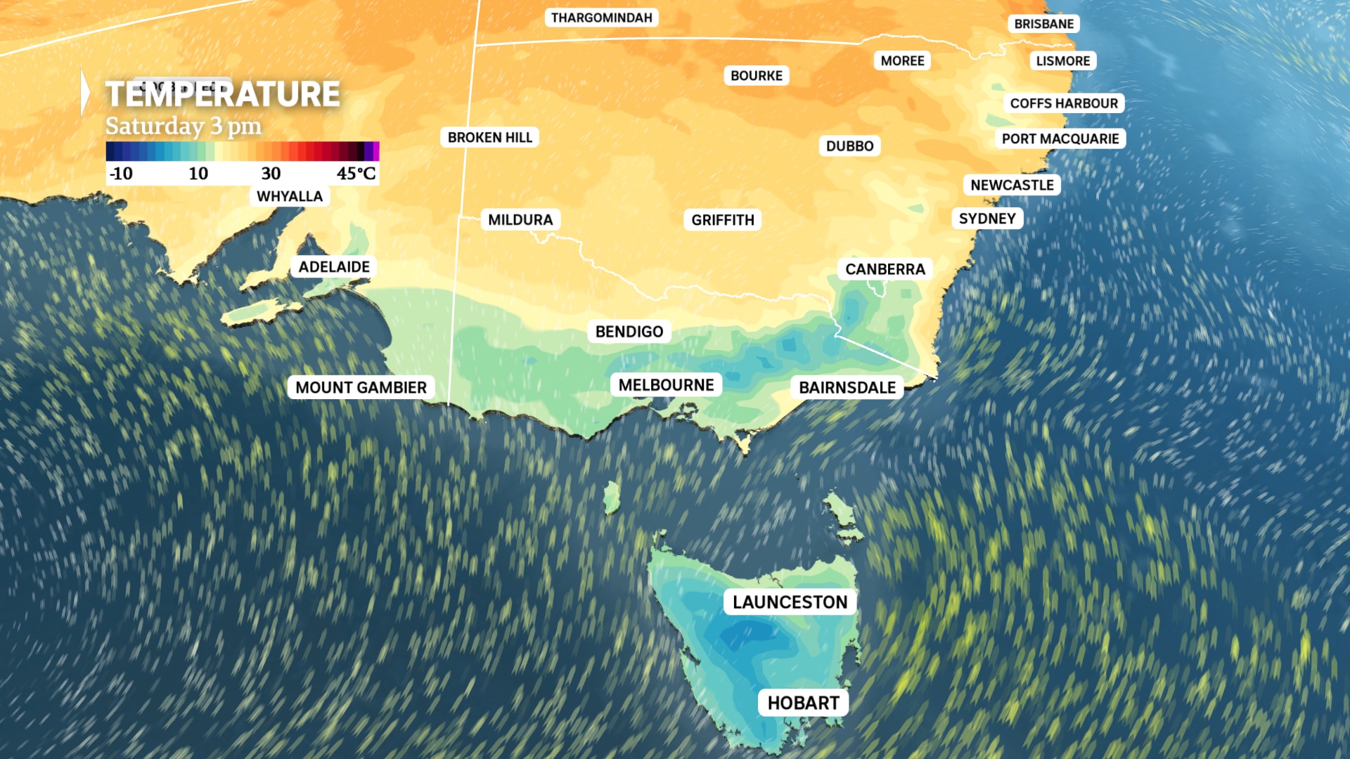 temperature weather map