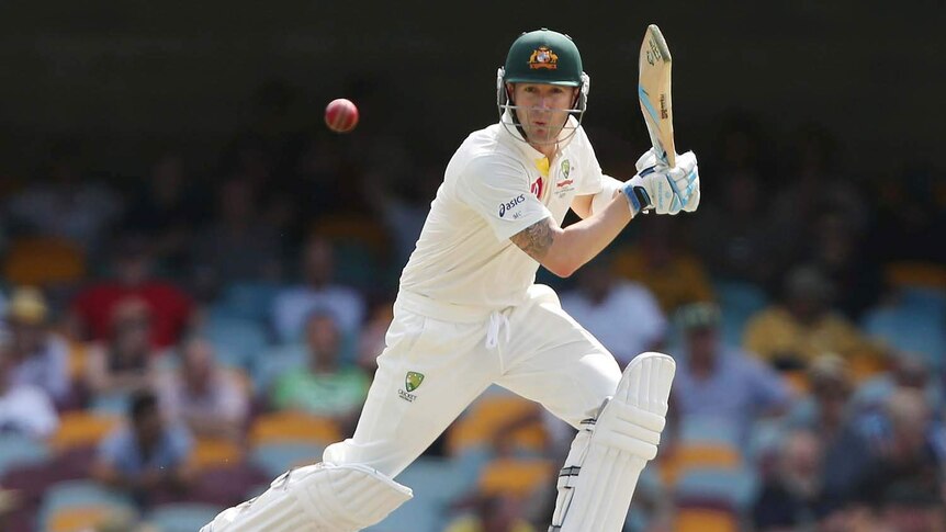 Michael Clarke plays a cover drive