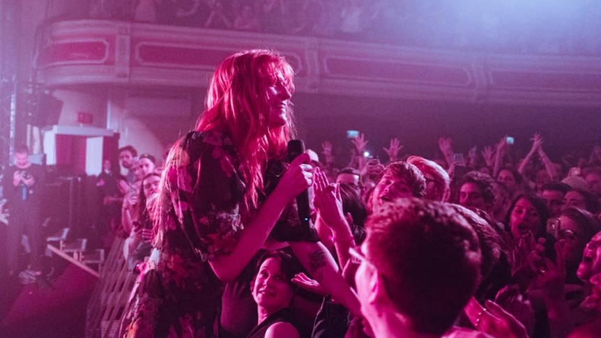 Florence + The Machine performing live, May 2018