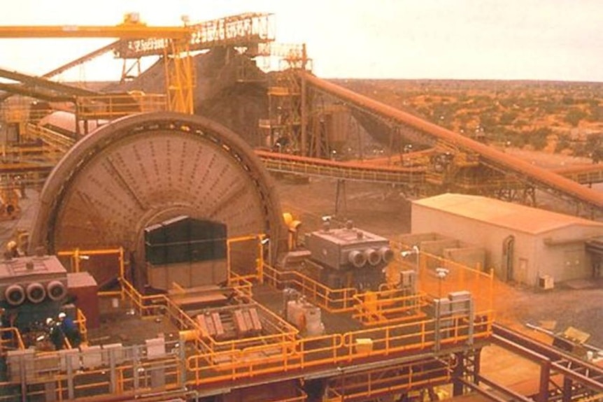 A large industrial mining facility.