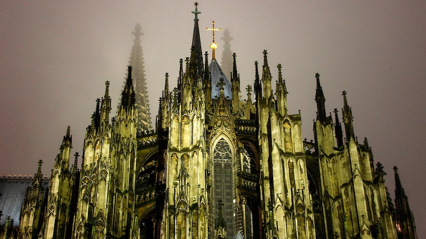 The back of the cathedral of Cologne