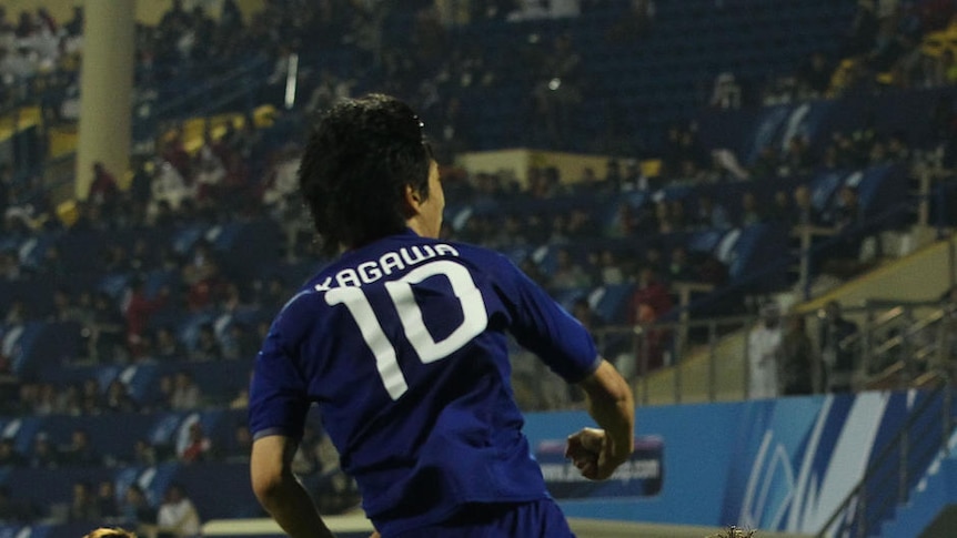 Kagawa gets high on Japan goal