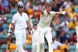 Australian bowler James Pattinson appeals