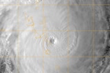 Cyclone Pam satellite image from Fiji's weather service Na Draki
