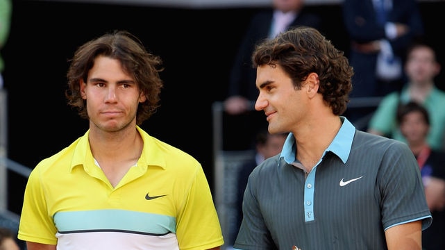 Roger Federer landed a timely blow on Nadal in Madrid.