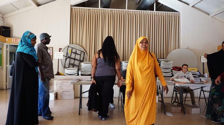 Somali women vote in San Diego