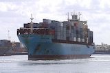 cargo ship fremantle