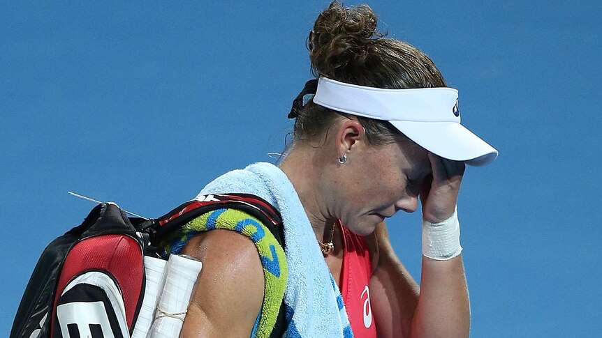 Stosur leaves Pat Rafter Arena