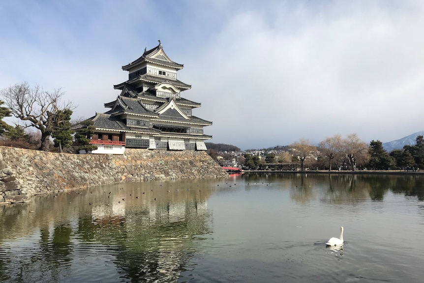 Matsumoto Castle in the Nagano prefecture is a national treasure of Japan
