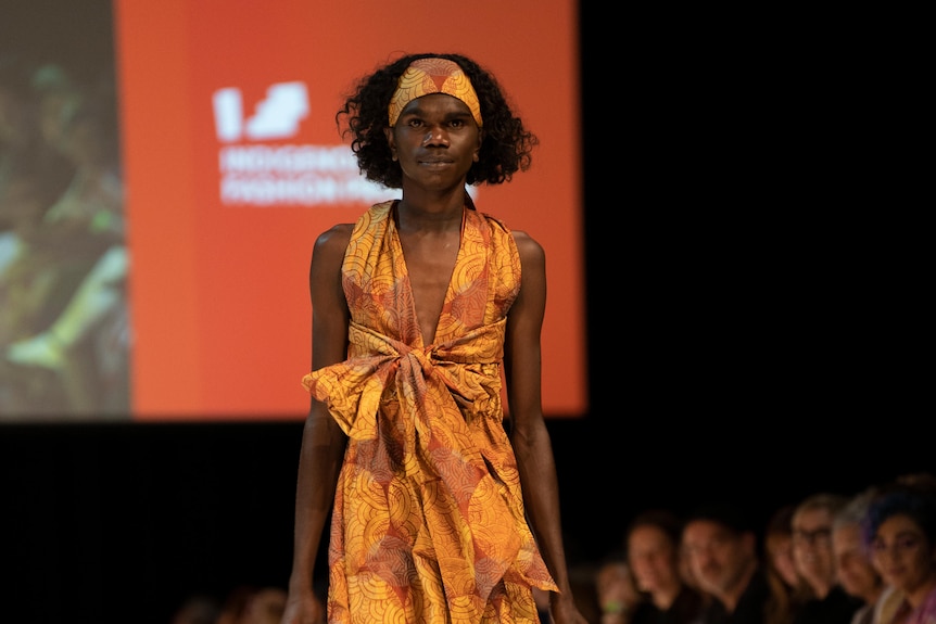 country to couture indigenous fashion darwin festival runway nt northern territory nagula jarndu art center