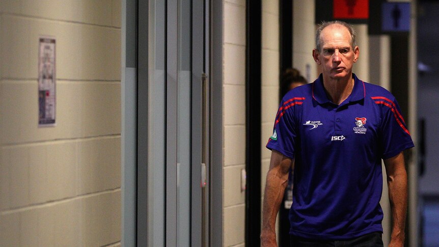 Wayne Bennett digests a tough first loss with the Knights.