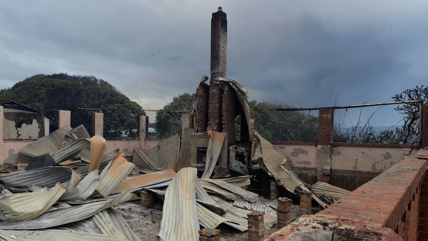 The historic Wallarah House burnt to the ground on the headland at Catherine Hill Bay in October last year.