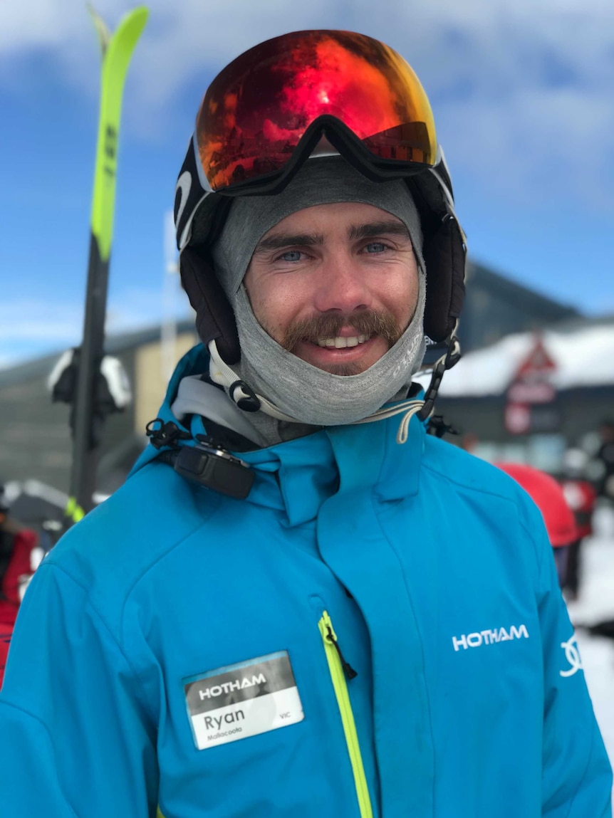 Ski instructor Ryan Cockburn