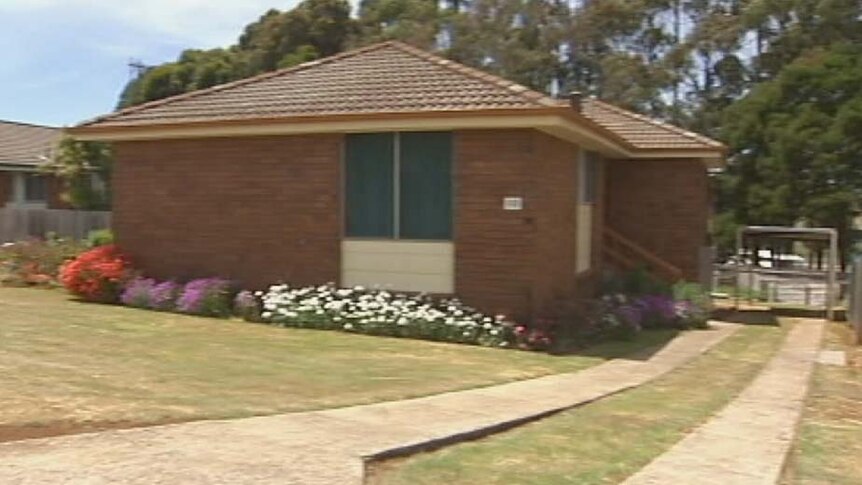 House in Burnie, north-west Tasmania where it is alleged a man tried to kill his two sons in a car fire.