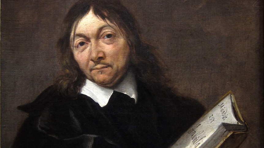 Jan Baptist Weenix portrait of philosopher Rene Descartes, 1647-1649.