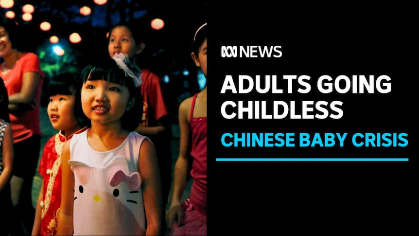 Adults Going Childless, Chinese Baby Crisis: A group of children, a young girl is smiling.