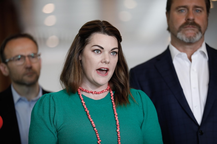 Senator Sarah Hanson-Young. June 22, 2021.