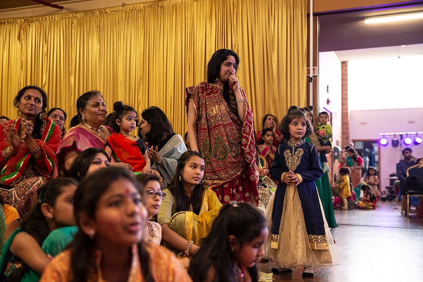 Jain women gathering for a religious event.