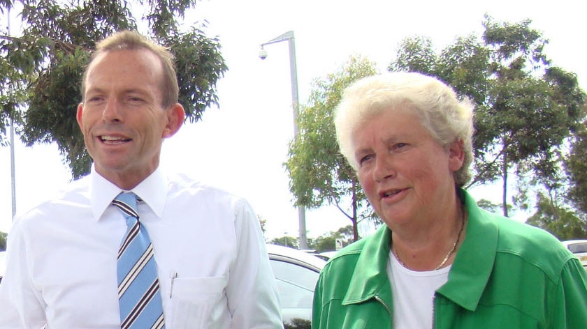 Tony Abbott and Joanna Gash