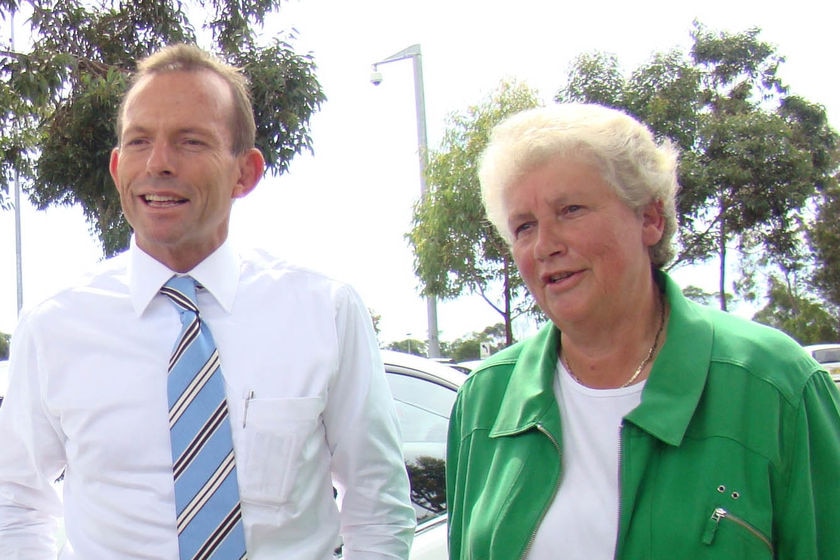 Tony Abbott and Joanna Gash