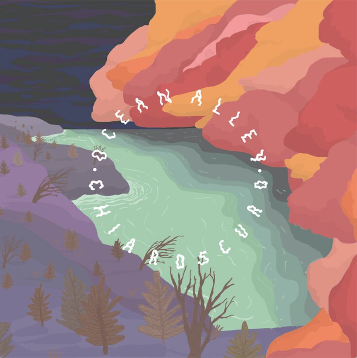 The artwork for Ocean Alley's 2018 album Chiaroscuro