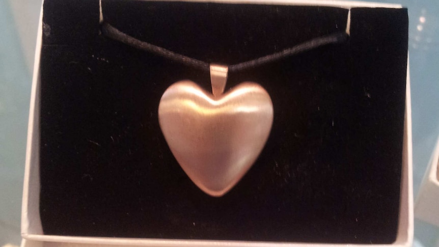 stolen necklace that now contains ashes of a loved one