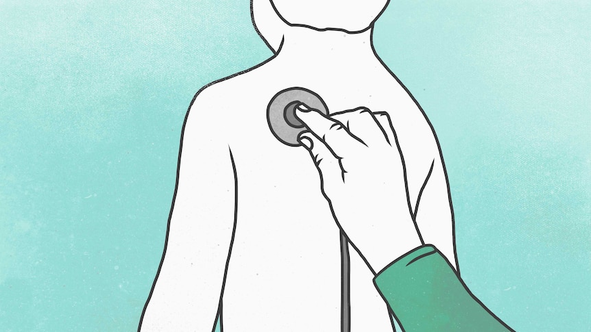 An illustration of a boy with a stethoscope.