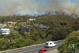 Twenty-five hectares have been burnt in the bushfire in the Hobart suburb of Mt Nelson.