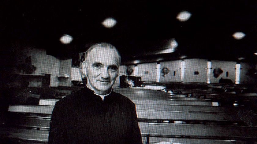 Fr Finian Egan at St Gerards Catholic Church, Carlingford