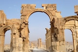The Monumental Arch in the historical city of Palmyra