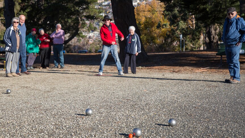 The Hobart Petanque Club was formed in 1996 and has 65 competitive members in social meets three times a week.