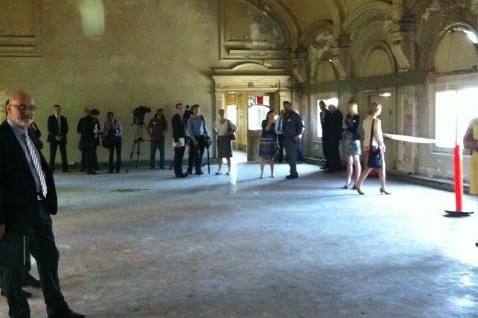 Interior of ballroom at Flinders Street station in Melbourne