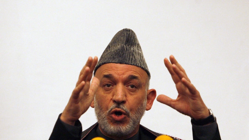 Mr Karzai urged the Taliban to come home and embrace their land.