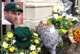 Phillip Hughes tribute at Lord's cricket ground