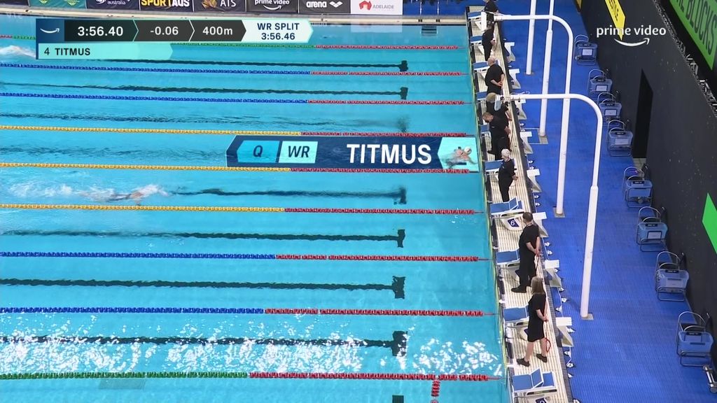 Ariarne Titmus Breaks Katie Ledecky's 400m Freestyle…