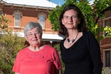 Sister Patricia Powell and Sally Neaves at the Rahamim Ecology Centre