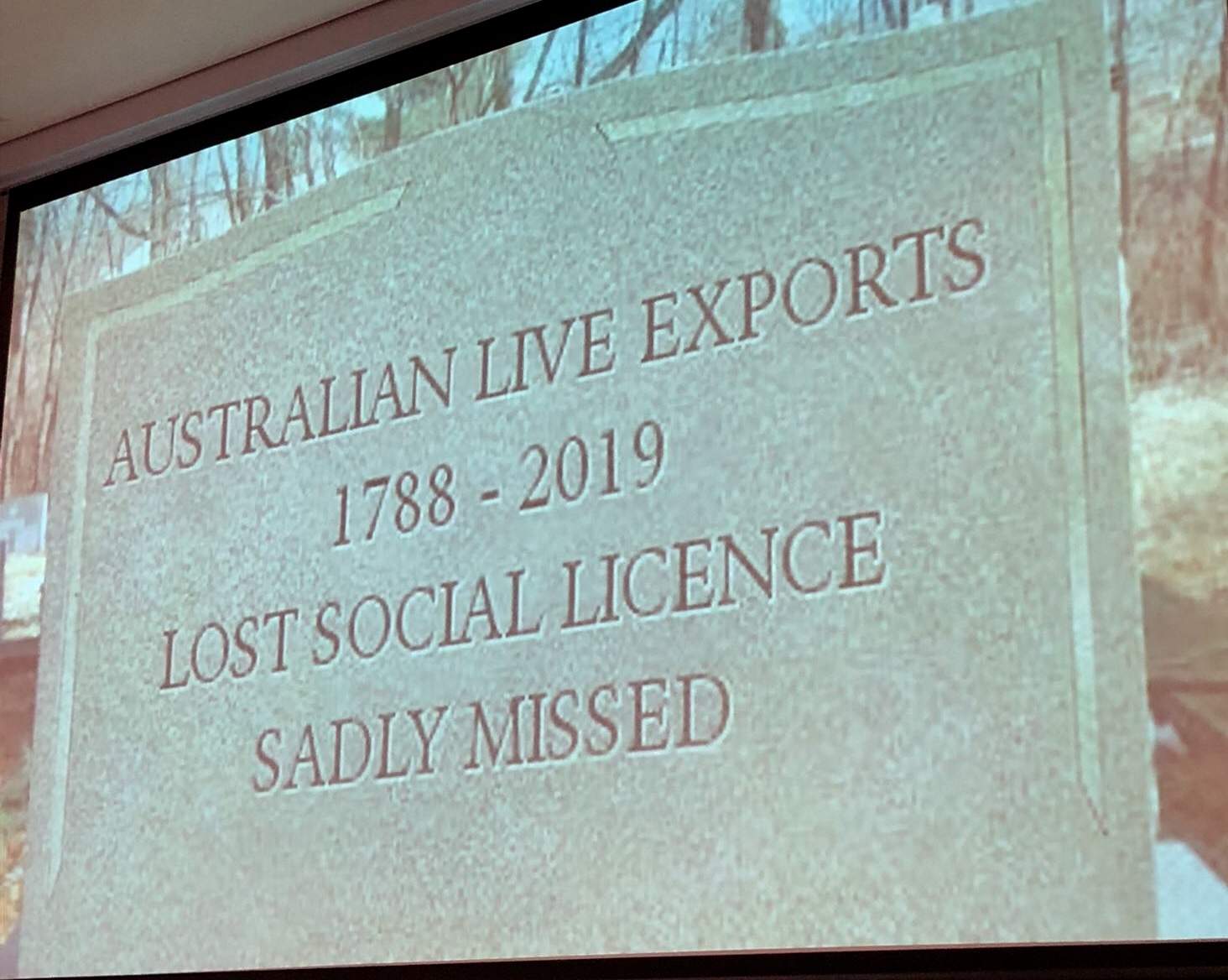 Australia's live export industry 'a dead man walking', says PGA keynote ...