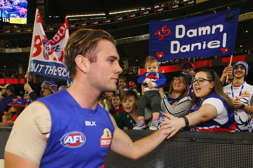 Caleb Daniel of the Western Bulldogs