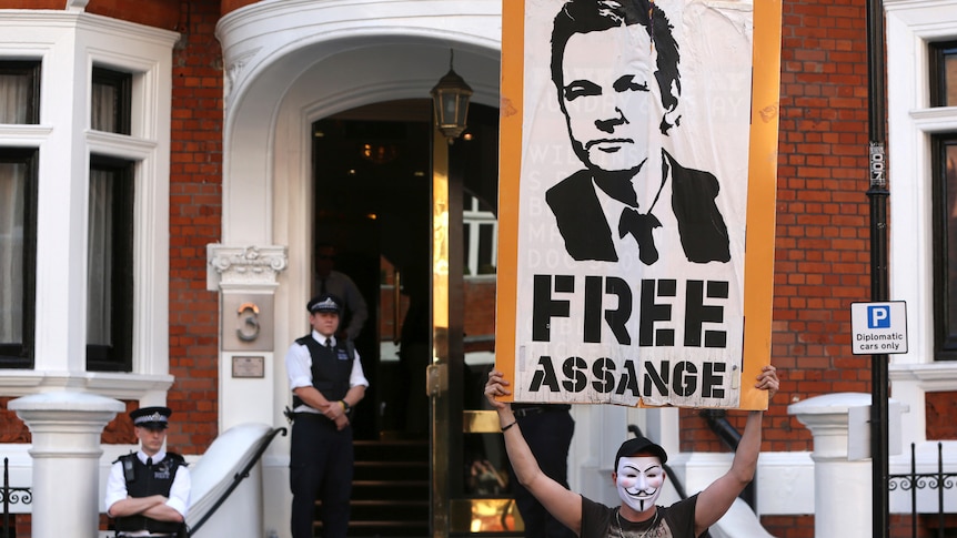 Anonymous has targeted British government websites in support of Julian Assange.