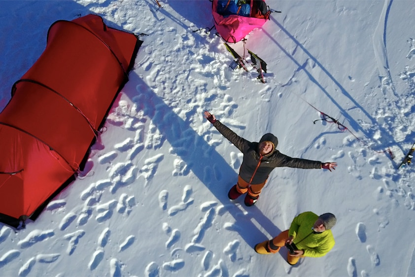 Nansen's Crossing attempt camp site in Greenland