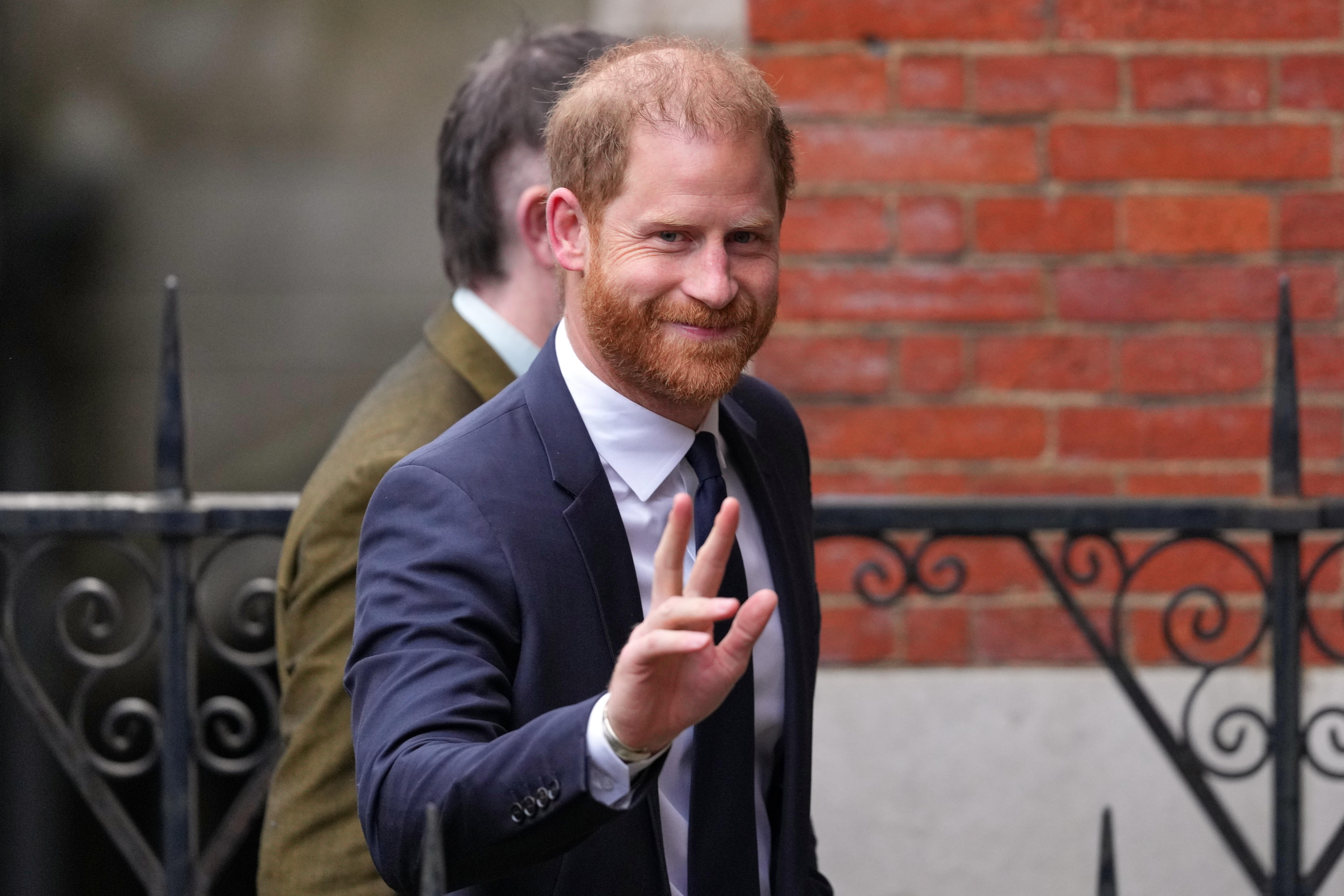 Prince Harry returns to court in battle with British tabloids