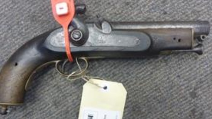 A Tower Enfield pistol handed in during the amnesty.