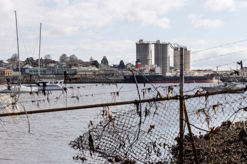 An industrial view of East Devonport.