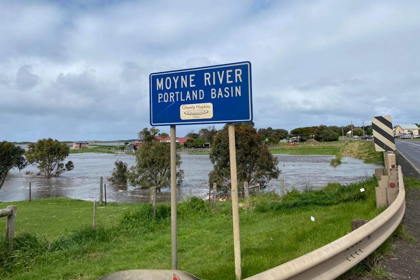 Flood waters in Port Fairy