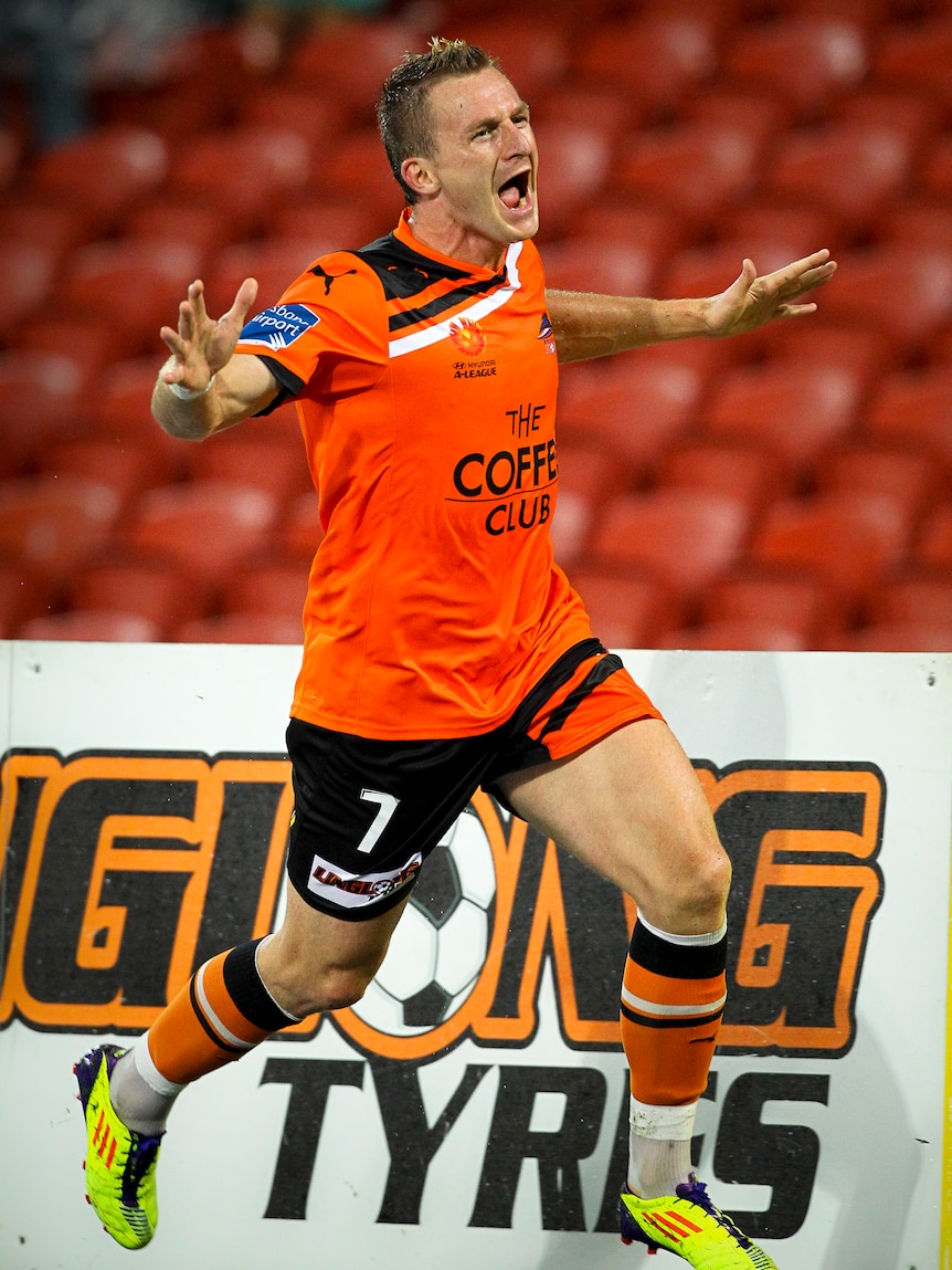 Berisha has netted 13 goals for the Roar in his first season.