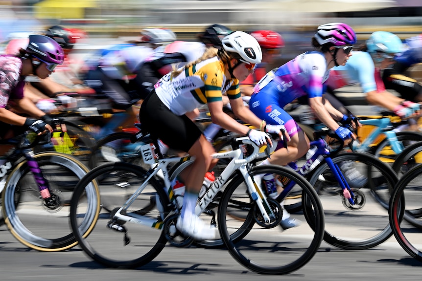Nicole Frain rides for Team Parkhotel Valkenburg at the Tour de France Femmes
